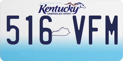 KY license plate 516VFM