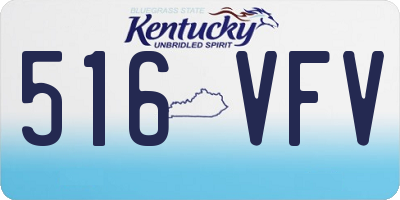 KY license plate 516VFV