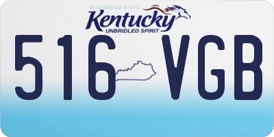 KY license plate 516VGB