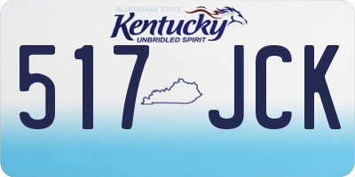 KY license plate 517JCK