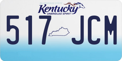 KY license plate 517JCM