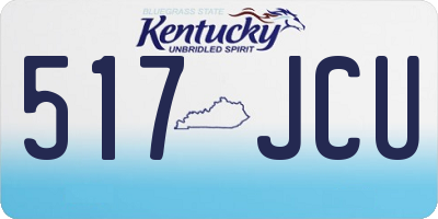 KY license plate 517JCU