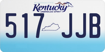 KY license plate 517JJB