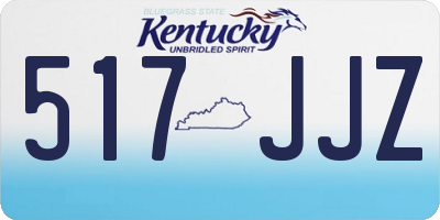 KY license plate 517JJZ