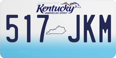 KY license plate 517JKM