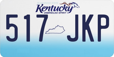 KY license plate 517JKP