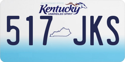 KY license plate 517JKS