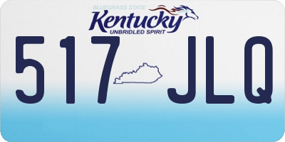 KY license plate 517JLQ