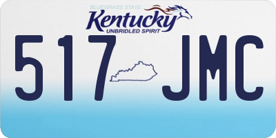 KY license plate 517JMC