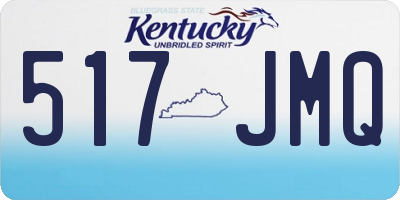 KY license plate 517JMQ