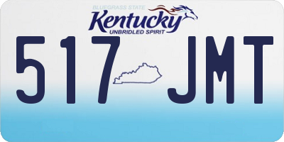 KY license plate 517JMT
