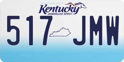 KY license plate 517JMW