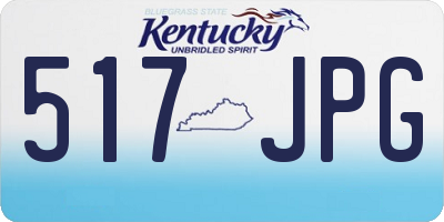 KY license plate 517JPG