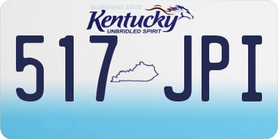 KY license plate 517JPI