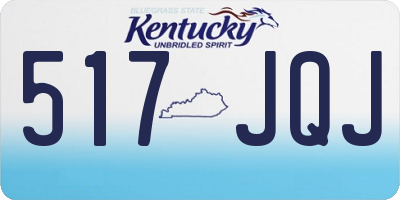 KY license plate 517JQJ