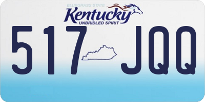 KY license plate 517JQQ