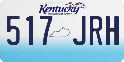 KY license plate 517JRH