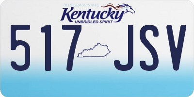 KY license plate 517JSV