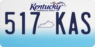 KY license plate 517KAS