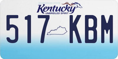 KY license plate 517KBM