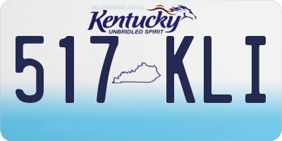 KY license plate 517KLI