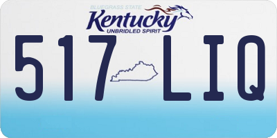 KY license plate 517LIQ