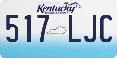 KY license plate 517LJC
