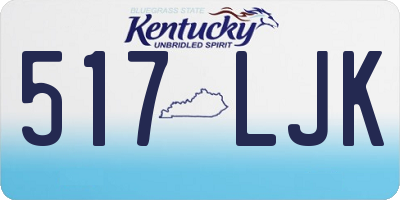 KY license plate 517LJK