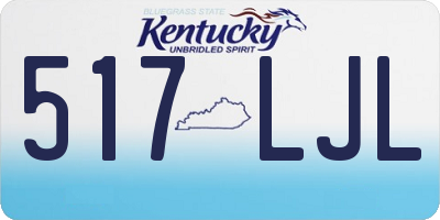 KY license plate 517LJL