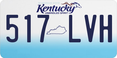 KY license plate 517LVH
