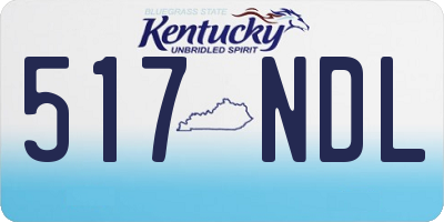 KY license plate 517NDL