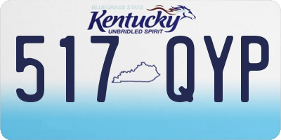 KY license plate 517QYP