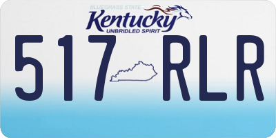 KY license plate 517RLR