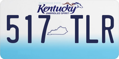 KY license plate 517TLR