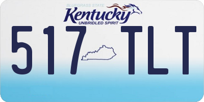 KY license plate 517TLT