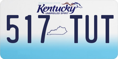 KY license plate 517TUT
