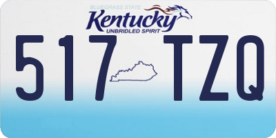 KY license plate 517TZQ