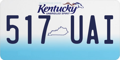 KY license plate 517UAI