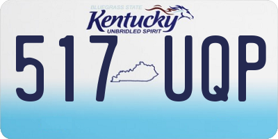 KY license plate 517UQP