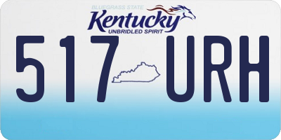KY license plate 517URH
