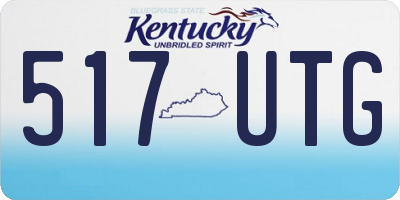 KY license plate 517UTG