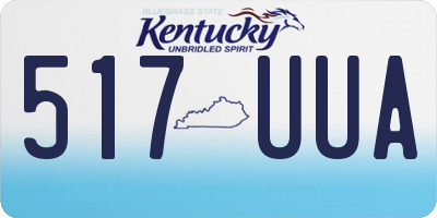KY license plate 517UUA