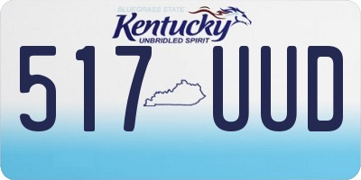KY license plate 517UUD