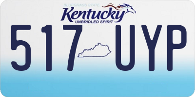 KY license plate 517UYP