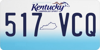 KY license plate 517VCQ