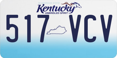 KY license plate 517VCV