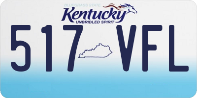 KY license plate 517VFL