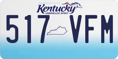 KY license plate 517VFM