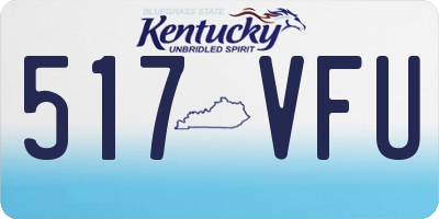 KY license plate 517VFU