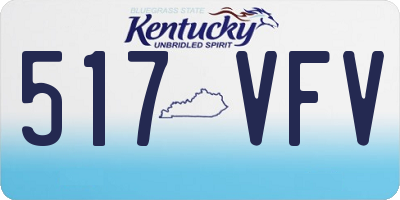 KY license plate 517VFV